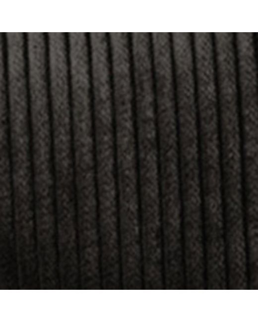 Prada Black Corduroy Logo Gloves for men