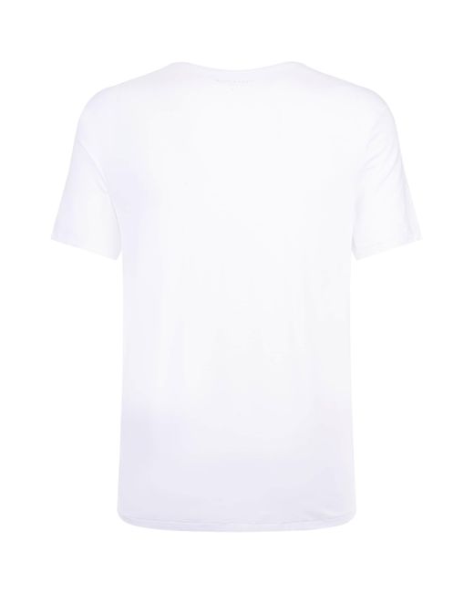 Derek Rose White Model Lounge T-Shirt for men