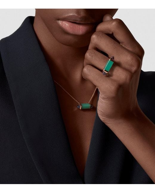 Cartier Green Amethyst And Chrysoprase Les Berlingots De Ring