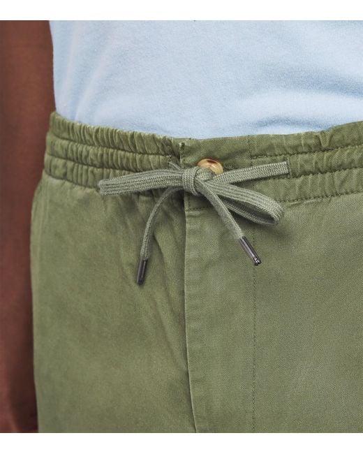 Polo Ralph Lauren Green Stretch-Cotton Twill Prepster Trousers for men