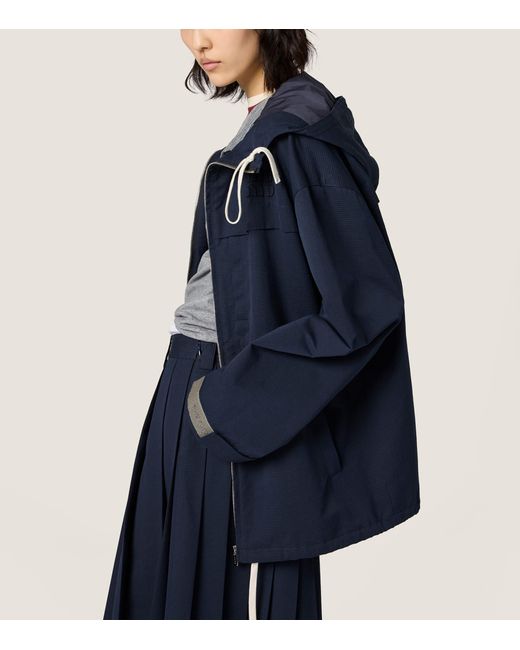 Miu Miu Blue Ripstop Jacket