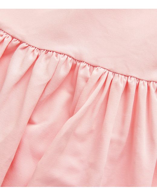 Staud Pink Cotton-blend Marlowe Maxi Dress