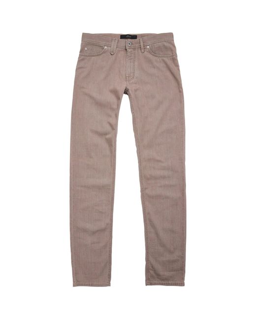 Brioni Gray Meribel Straight Jeans for men