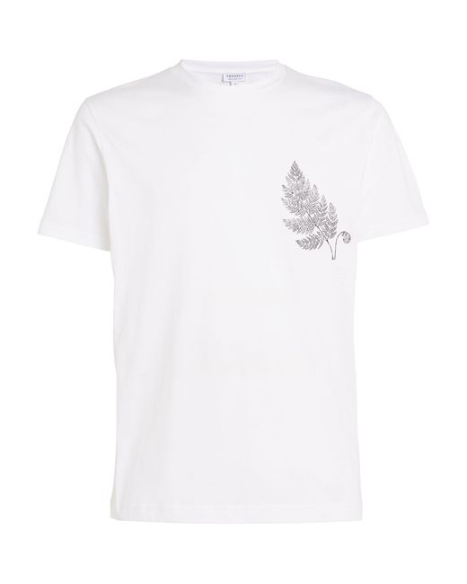 Sunspel White X Katie Scott T-shirt for men