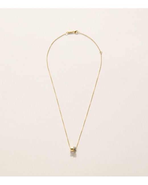 Suzanne Kalan Metallic And Sapphire Infinite Roundelle Pendant Necklace