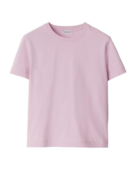 Burberry Pink Boxy T-shirt