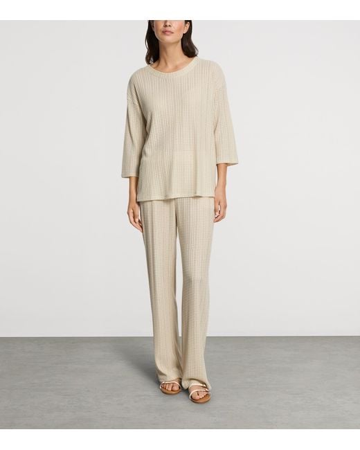 Hanro Natural Summer Knits Straight Trousers