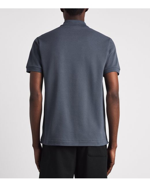 Lacoste Blue Cotton Original Polo Shirt for men