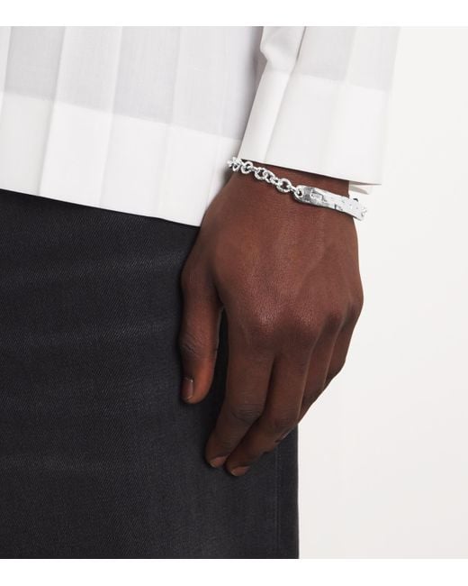The Ouze White Sterling Hallmark Bracelet for men