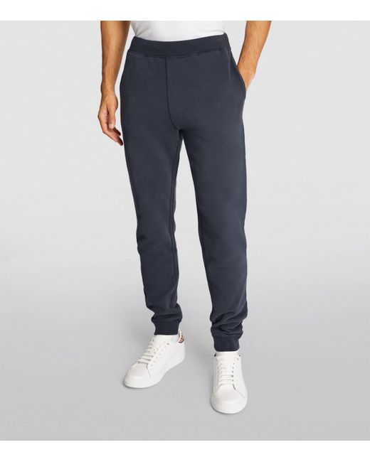 Sunspel Blue Loopback Sweatpants for men