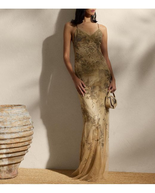 chinese dress ladies Kacey | Plum Twisted Knot Maxi Dress main image 0