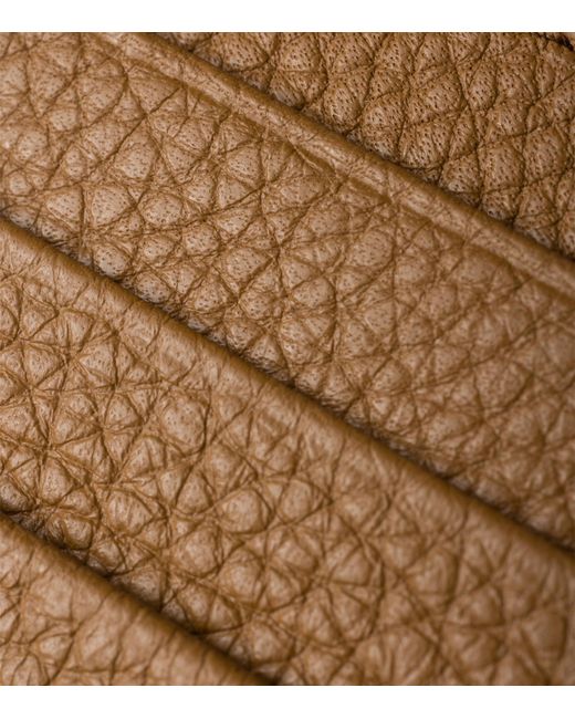 Prada Brown Leather Card Holder