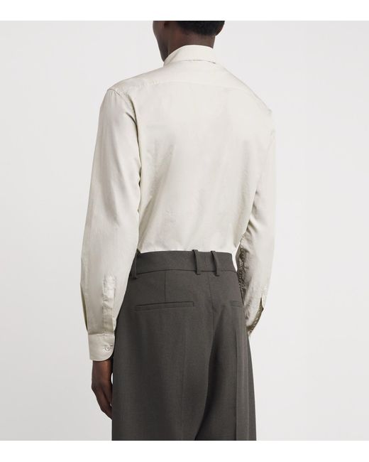 Barena White Cotton Shirt for men