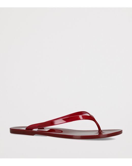 Christopher Esber Red Jo Flip Flops