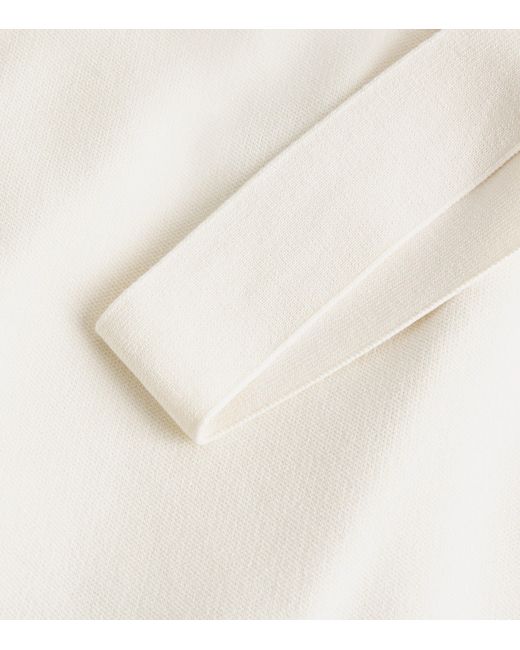 Maje White Square-Neck Crop Top