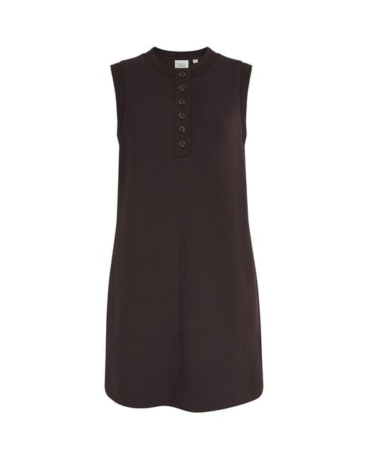 Varley Brown Elba Sleeveless Mini Dress