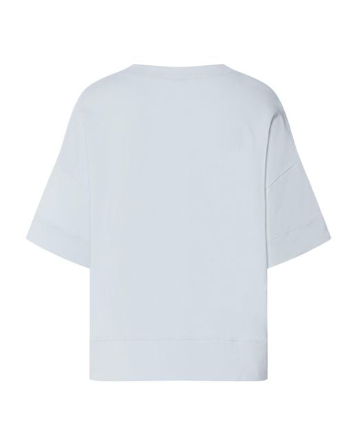 Hanro White Stretch-Cotton Short-Sleeve Sweatshirt