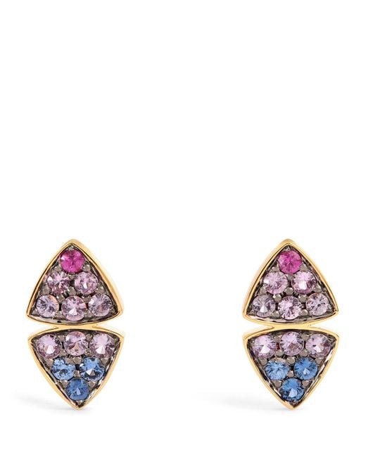 Emily P. Wheeler Blue And Sapphire Candy Sky Stud Earrings