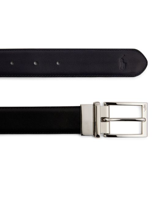 Polo Ralph Lauren Black Leather Reversible Belt for men