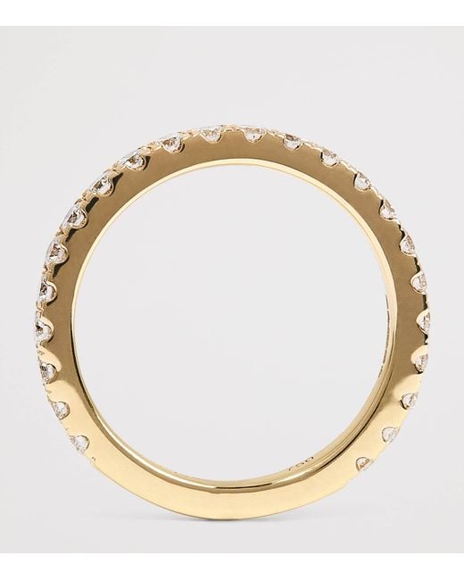 Harrods Metallic And Diamond Eternity Ring