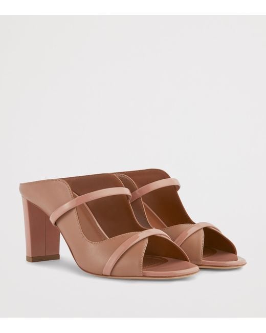 Malone Souliers Brown Leather Norah Heeled Sandals 70