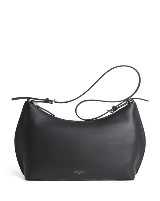 Claudie Pierlot Black Leather Shoulder Bag