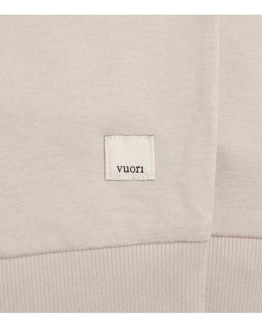 vuori White Long-Sleeve Halo Sweatshirt