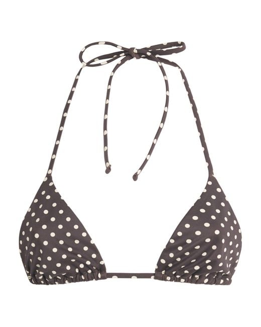 Matteau Brown The String Polka Dot Bikini Top