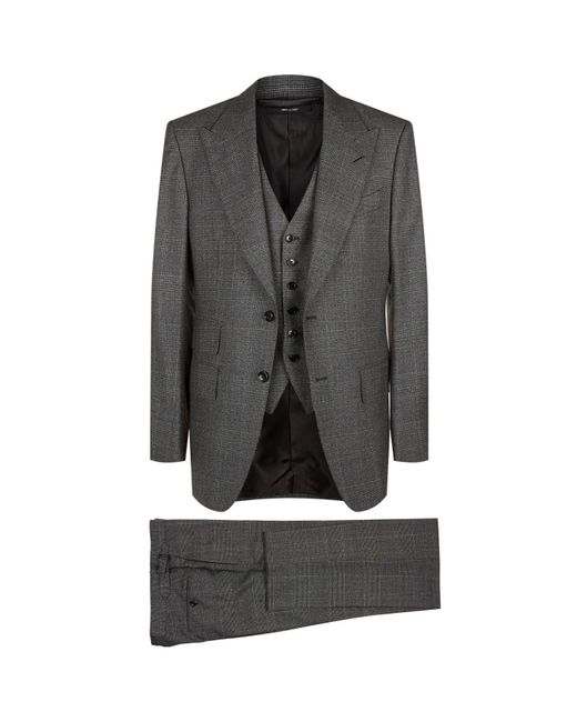Tom Ford Gray Windsor 3-piece Suit for men