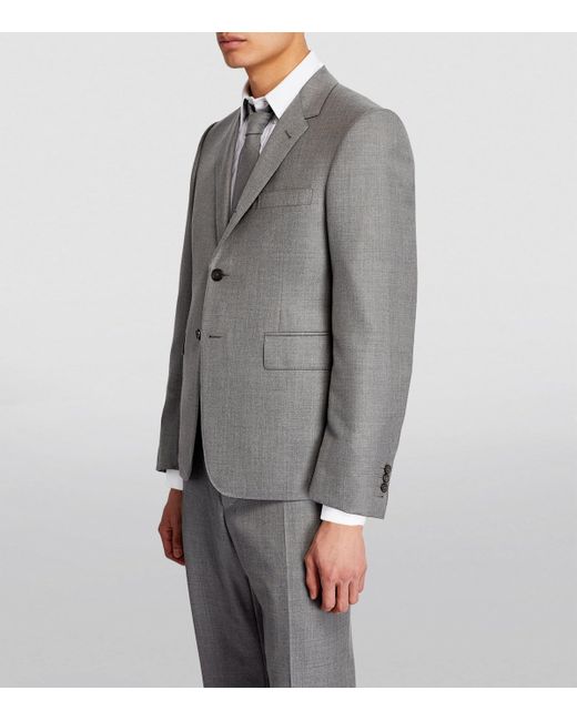 Thom Browne Gray Wool Blazer for men