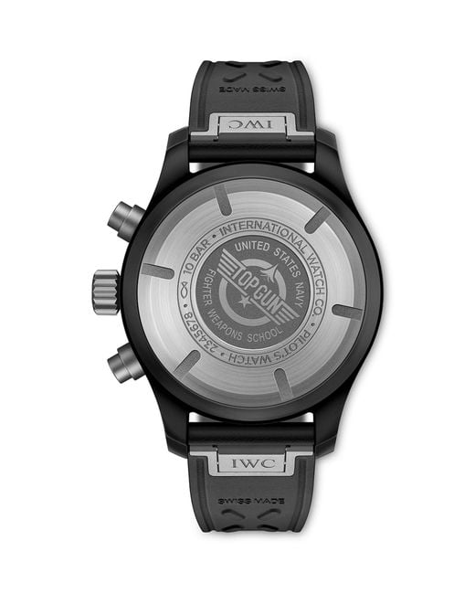 Iwc Black Ceramic Top Gun Pilot Watch