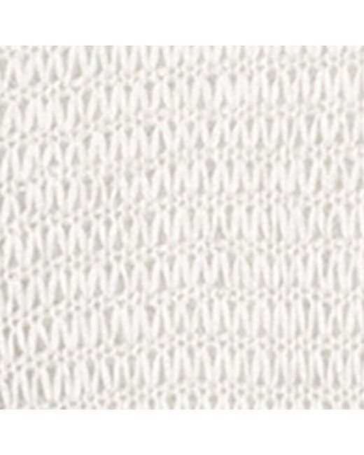 Aeron White Cotton Arch Sweater