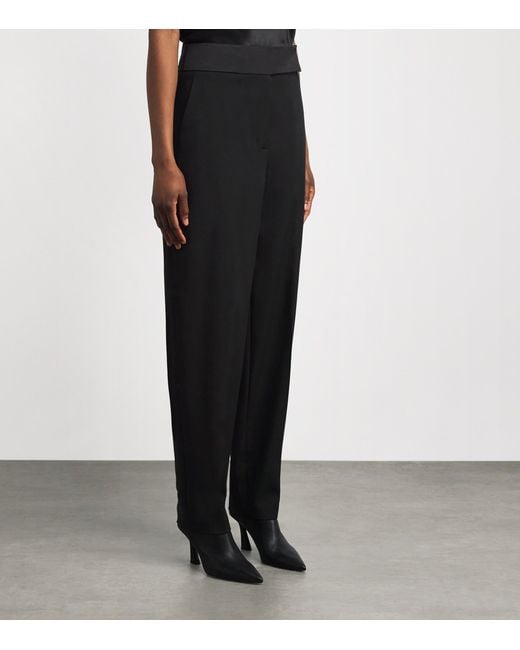 Joseph Black Crepe Aix Tailored Trousers