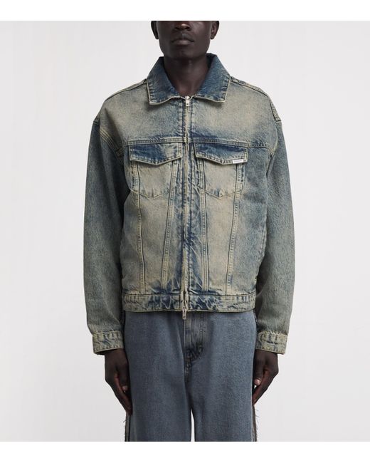 Represent Gray R4 Denim Jacket for men