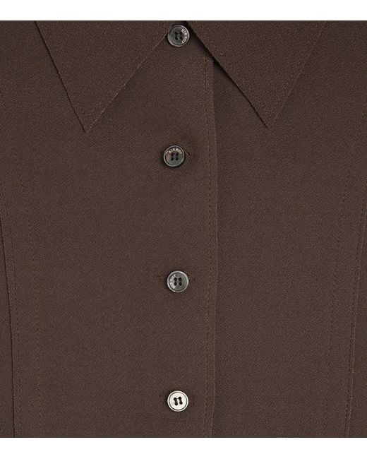 Birrot Brown Lay 2 Fitted Shirt