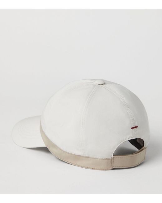 Brunello Cucinelli White Water-resistant Baseball Cap for men