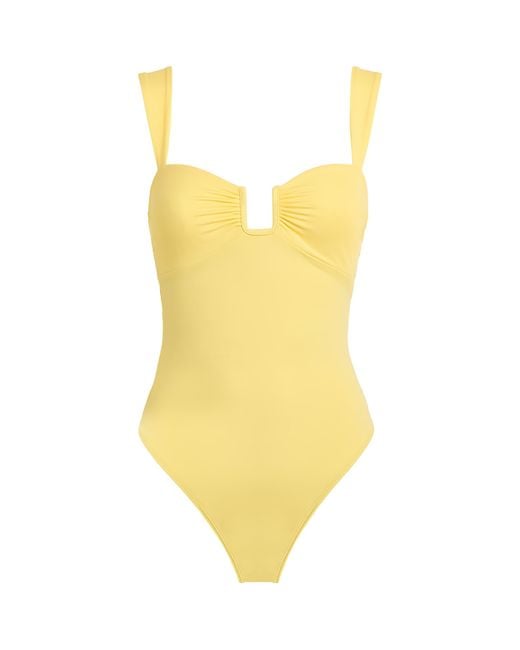 Away That Day Yellow Cannes Swimsuit