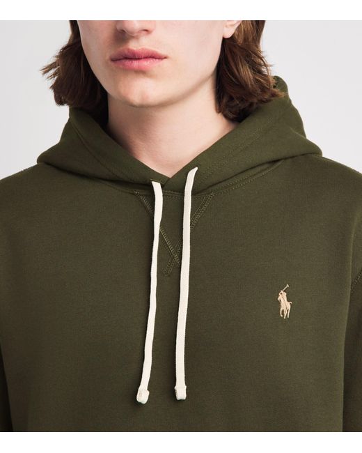 Polo Ralph Lauren Green Double-Knit Logo Hoodie for men