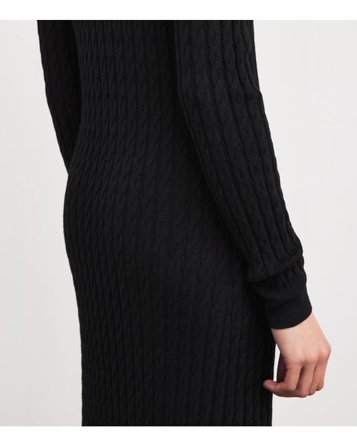Totême  Black Wool Maxi Dress