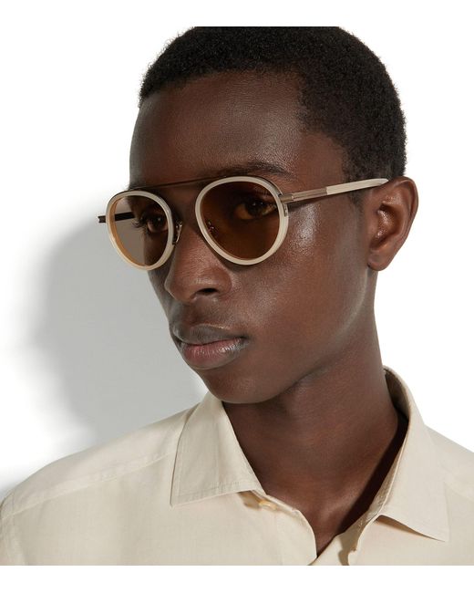 Zegna Natural Orizzonte Ii Sunglasses for men