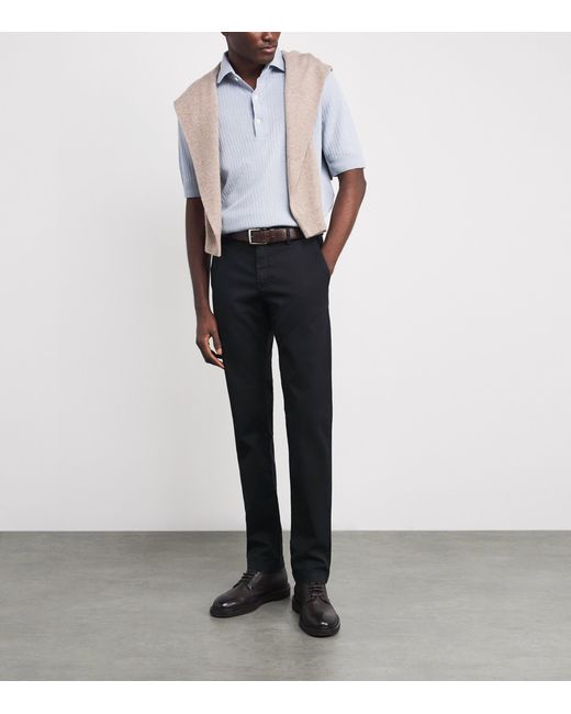 Jacob Cohen Blue Bobby Slim Chinos for men