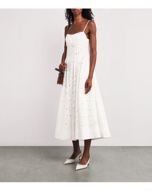 white christmas dresses Kittiya Midi Dress - White
