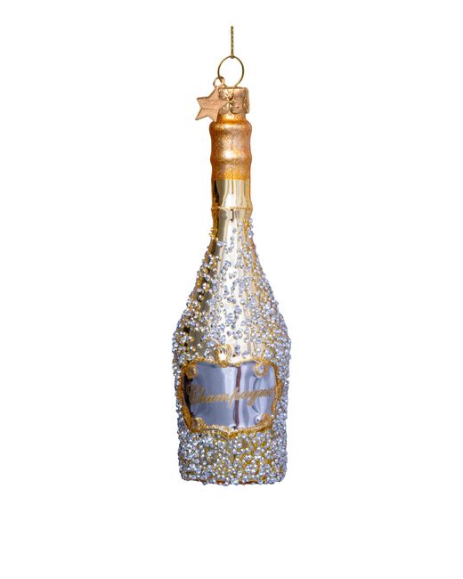 Harrods White Champagne Tree Ornament
