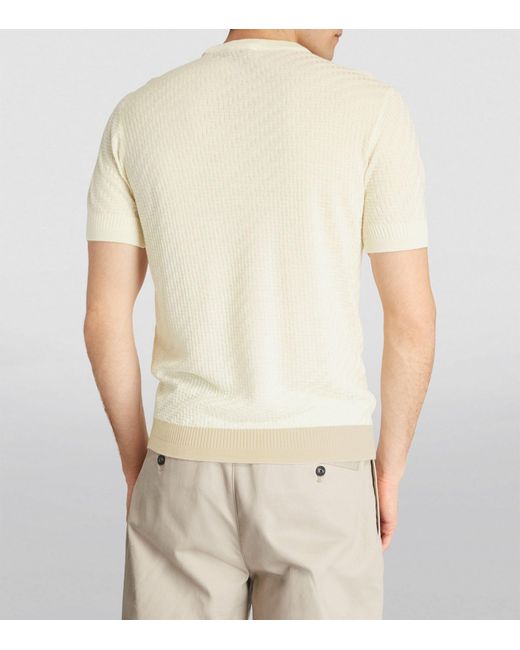 Emporio Armani White Short-sleeve Sweater