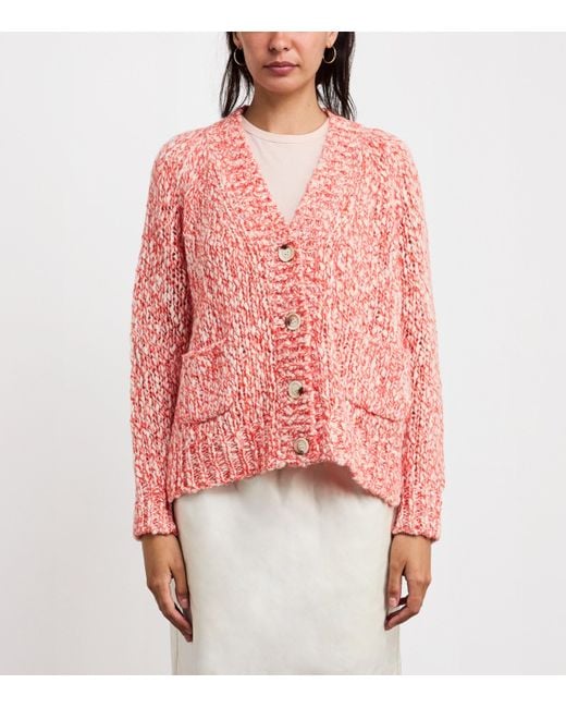 MAX&Co. Pink Wool-Blend Cardigan