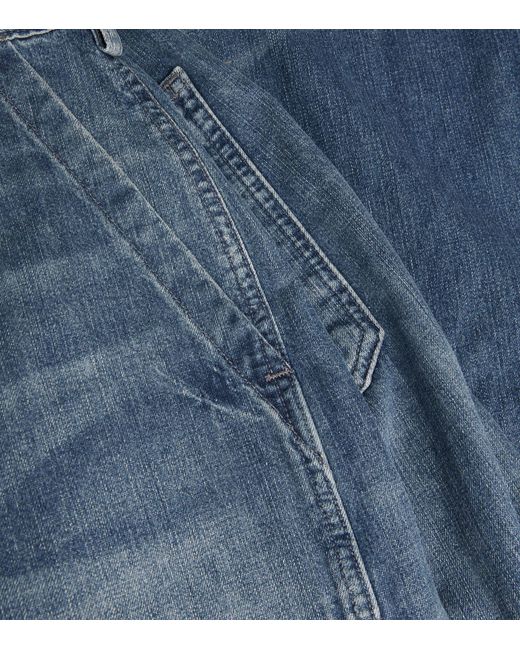 Polo Ralph Lauren Blue Distressed Straight Jeans for men