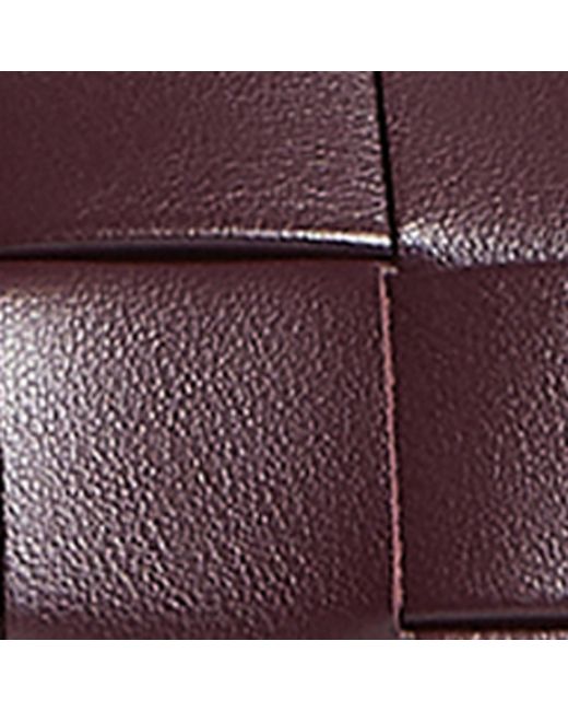 Bottega Veneta Brown Leather Intrecciato Tarik Slides for men