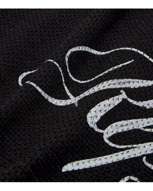Represent Black Script Logo Shorts for men