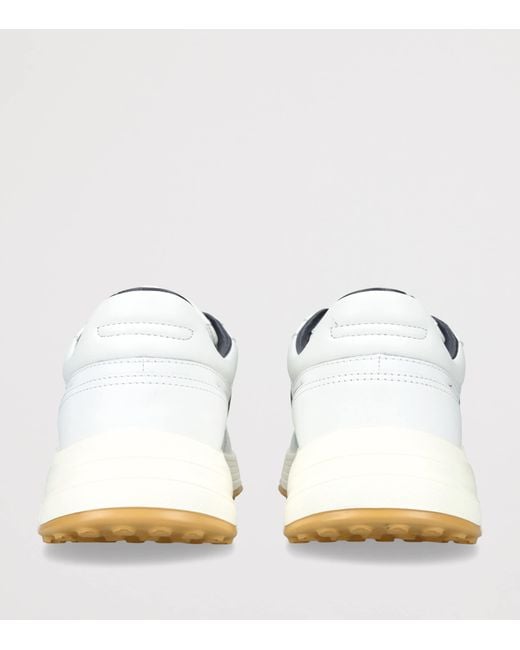Hogan White Leather Hyperlight Sneakers for men