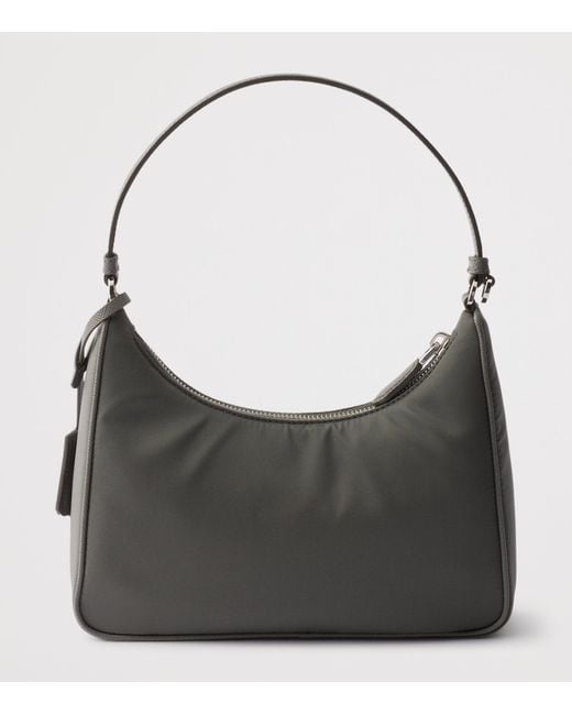 Prada Gray Re-Nylon Re-Edition 2005 Shoulder Bag